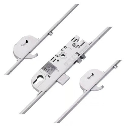 C-TS Latch Deadbolt 2 Rollers 2 Hooks Multipoint Door Lock - Master French Door Lock Section