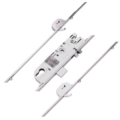 Latch Deadbolt 4 Rollers 2 Hooks Split Spindle Multipoint Door Lock