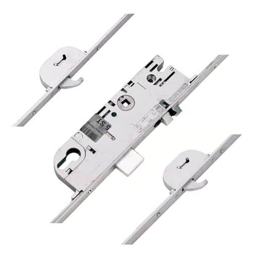 Latch Deadbolt 2 Hooks Split Spindle Multipoint Door Lock