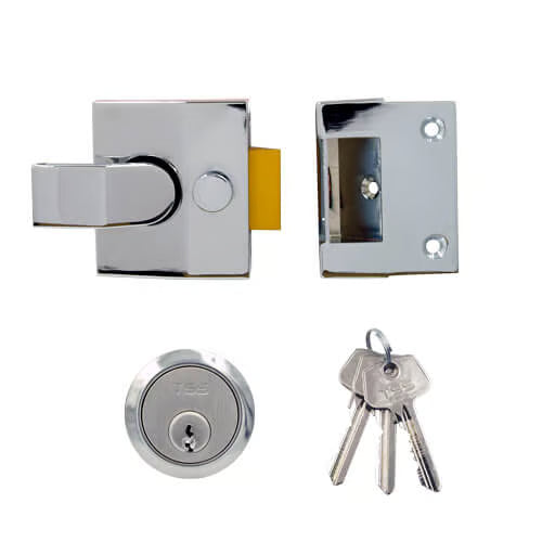 6 Pin Modern Deadlocking Nightlatch 40mm