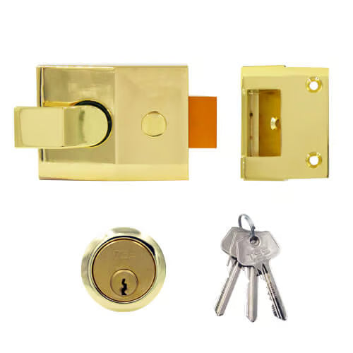 6 Pin Modern Non-Deadlocking Nightlatch 60mm