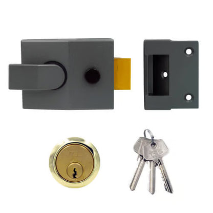 6 Pin Modern Non-Deadlocking Nightlatch 60mm