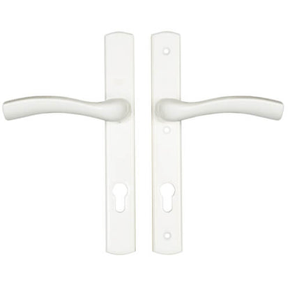Lever UPVC Multipoint Door Handles - 92mm PZ Unsprung 215mm Screw Centres