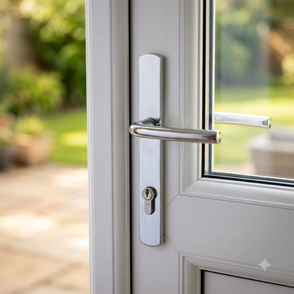 PER095 BLU Pera Lever Door Handle Set (LEAD TIME: 2-3 DAYS)
