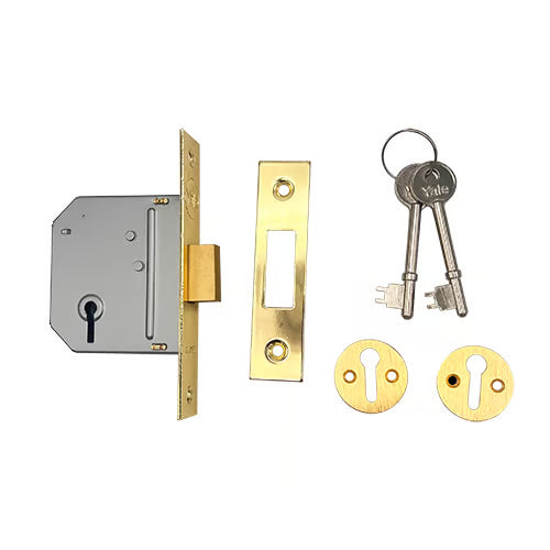 PM322 3 Lever Mortice Deadlock