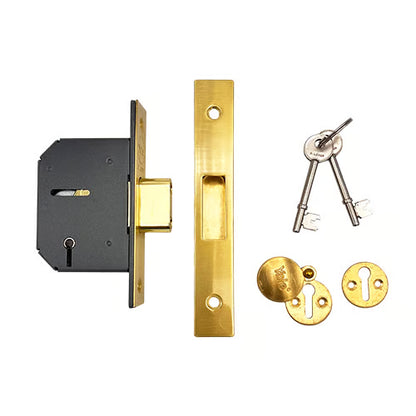 PM552 Non British Standard 5 Lever Mortice Deadlock