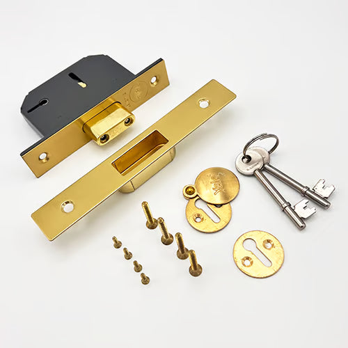 PM552 Non British Standard 5 Lever Mortice Deadlock