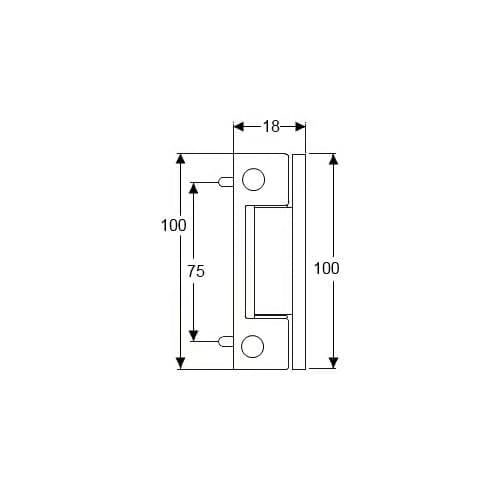 Neon Butt Hinge for UPVC Doors