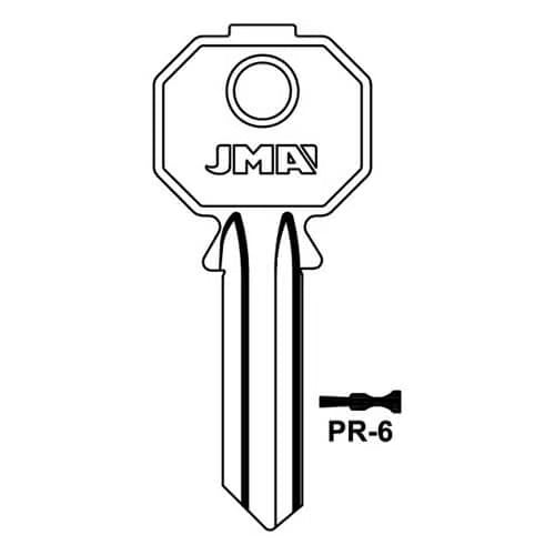 PR-6 Cylinder Key Blank