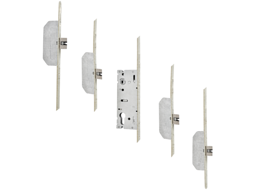 Autofire 4 Latch 20mm Radius Faceplate For Composite Doors