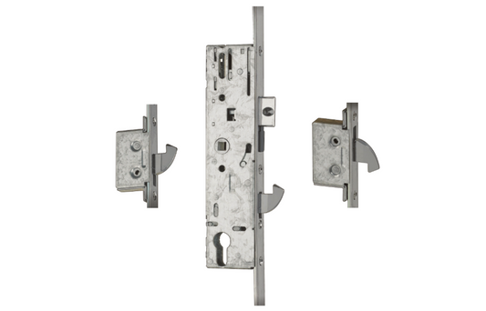 YS170 Lever Operated Latch & Hookbolt Split Spindle 20mm Radius To Suit IG Doors - 2 Hook