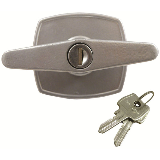 Garage Door T Handle - 2 Lug - Rear Fix - 50mm Centres