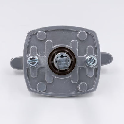 Garage Door T Handle - 2 Lug - Rear Fix - 50mm Centres