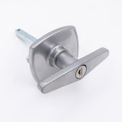 Garage Door T Handle - 2 Lug - Rear Fix - 50mm Centres