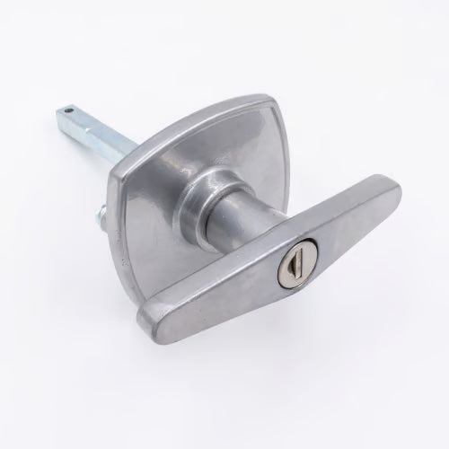 Garage Door T Handle - 2 Lug - Rear Fix - 50mm Centres