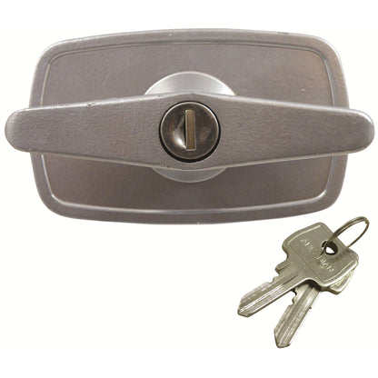 Garage Door T Handle - 2 Lug - Rear Fix - 70mm Centres