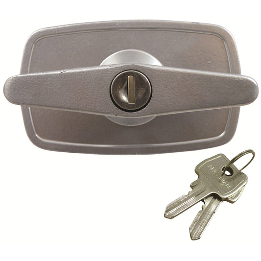 Garage Door T Handle - 2 Lug - Rear Fix - 70mm Centres