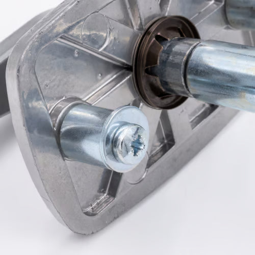 Garage Door T Handle - 2 Lug - Rear Fix - 70mm Centres