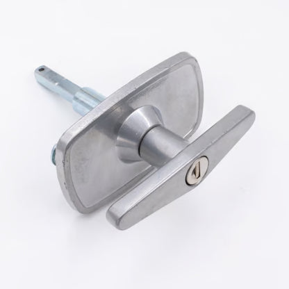 Garage Door T Handle - 2 Lug - Rear Fix - 70mm Centres