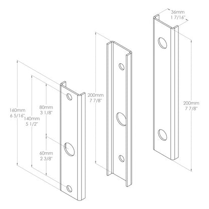 RBA Superlock Round Bar Adapter (LEAD TIME: 2-3 DAYS)