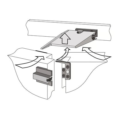 Rebated Double Door Coordinator