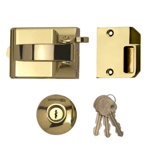 SC71 Deadbolt Rim Nightlatch (Inward opening doors)
