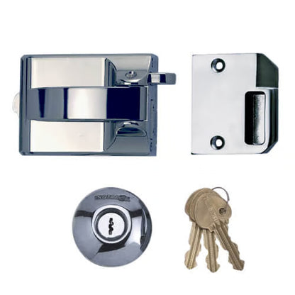 SC71 Deadbolt Rim Nightlatch (Inward opening doors)