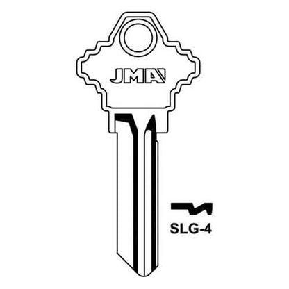 SLG-4 Schlage C 6 Pin Cylinder Key Blank