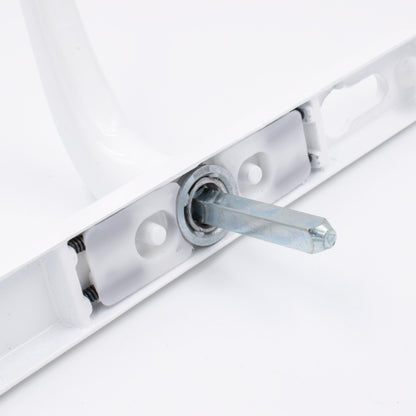 Lever Moveable Pad UPVC Multipoint Door Handles - 70mm/92mm PZ Sprung 215mm Screw Centres