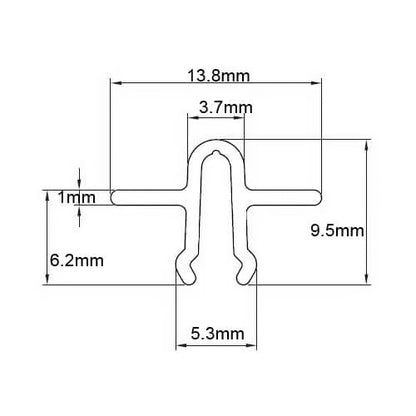 Snap In Fit Patio Track