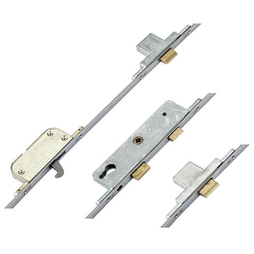 SL16 Latch 3 Deadbolts 1 Hook Split Spindle Multipoint Door Lock