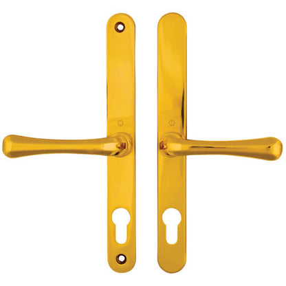 Lever UPVC Multipoint Door Handles - 68mm PZ Sprung 215mm Screw Centres