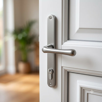 Lever UPVC Multipoint Door Handles - 68mm PZ Sprung 215mm Screw Centres