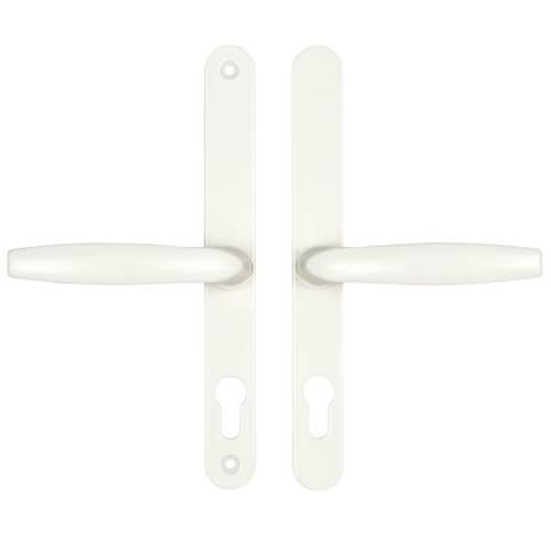 Lever UPVC Multipoint Door Handles - 68mm PZ Sprung 215mm Screw Centres
