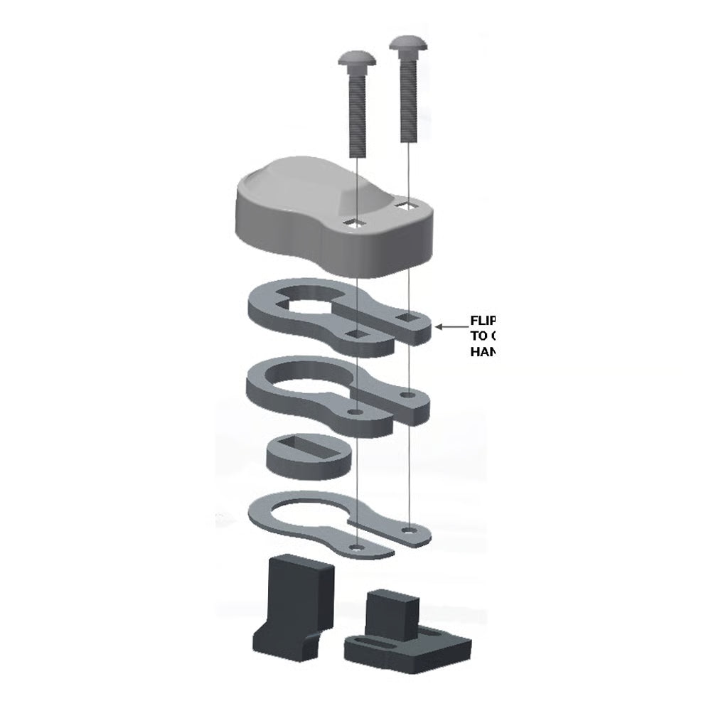 STH Stop Hinge with Bottom Pivot (LEAD TIME: 2-3 DAYS)