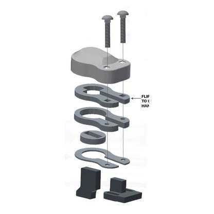 STH Stop Hinge with Bottom Pivot (LEAD TIME: 2-3 DAYS)