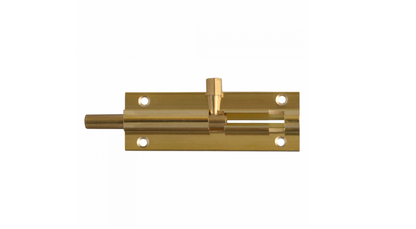 ASEC Brass 25mm Wide Straight Barrel Bolt