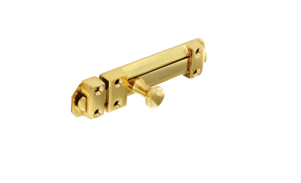 ASEC Heavy Door Bolt Brass 150mm