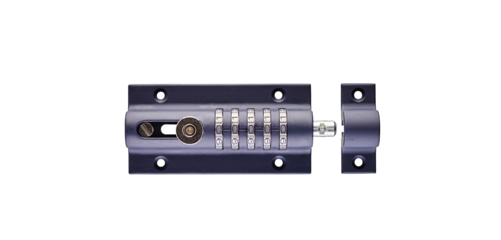 SQUIRE Combi5 Die Cast 5 Wheel Combination Bolt Dark Blue 150mm X 50mm