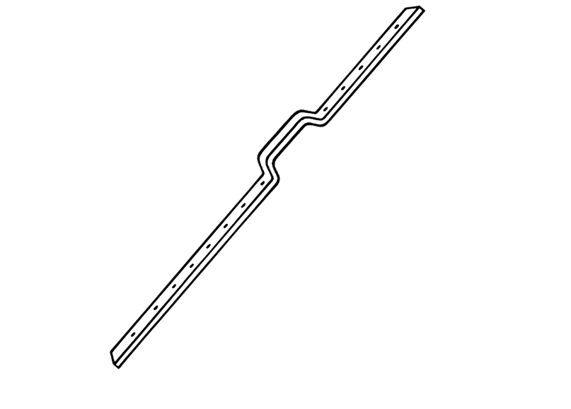 KICKSTOP 2609 16mm London Door Bar white