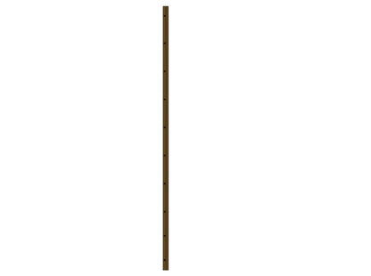 KICKSTOP 9614 16mm Birmingham Door Bar