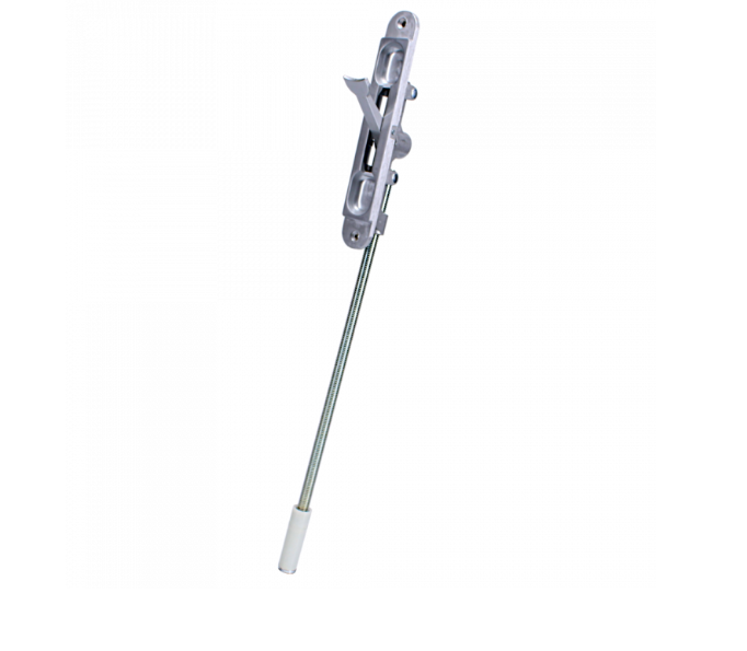 ADAMS RITE 6201-6-12 Flat Flush Bolt Satin Chrome