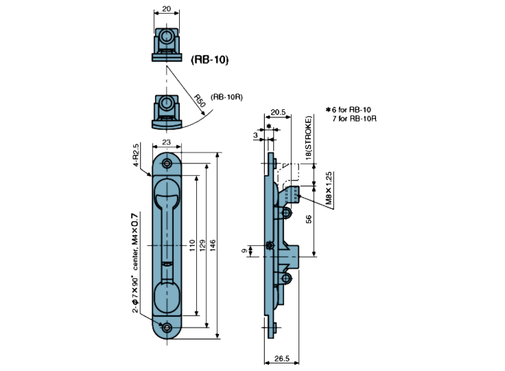 RYOBI Flush Bolt Silver