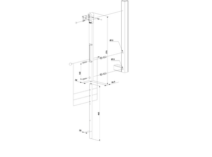 LOCINOX Keydrop Lockable Drop Bolt