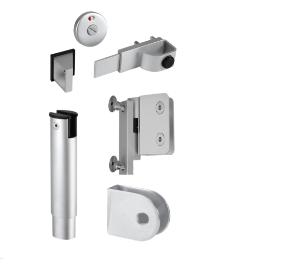 ASEC Aluminium 4-Part Cubicle Kit