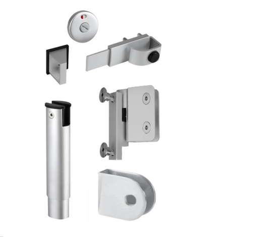 ASEC Aluminium 4-Part Cubicle Kit