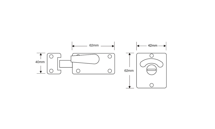 ASEC CH421 Toilet Indicator Bolt