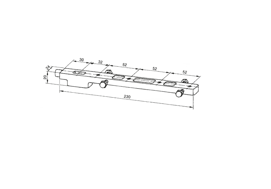 DORMAKABA 7422 Double Action Universal Door Strap