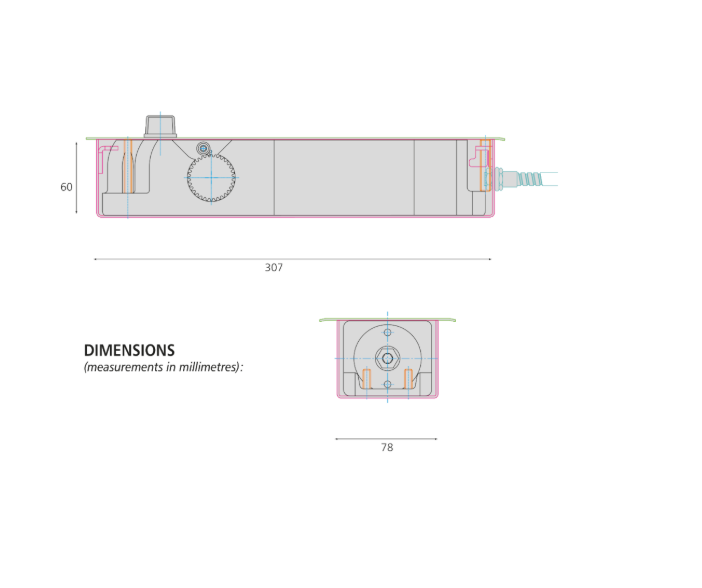 EXIDOR 3470 Electro-Magnetic Floor Spring (Body Only)