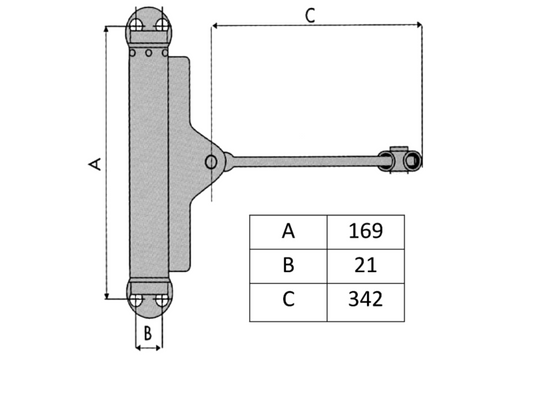 GATEMASTER SGC Spring Gate Closer With Adjustable Force